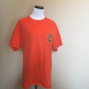 Hanes Guyana Tomato/Orange Red Souvenir T-shirt